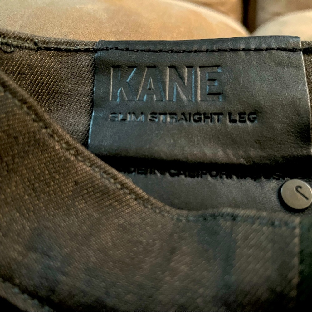 J Brand Kane slim straight leg raw denim 32